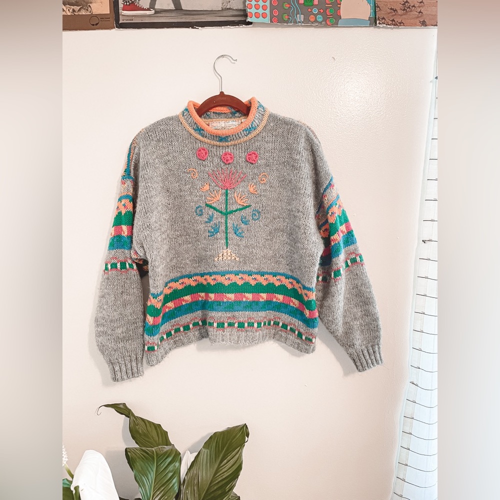 Vintage One Of a Kind Knit Genesis Sweater